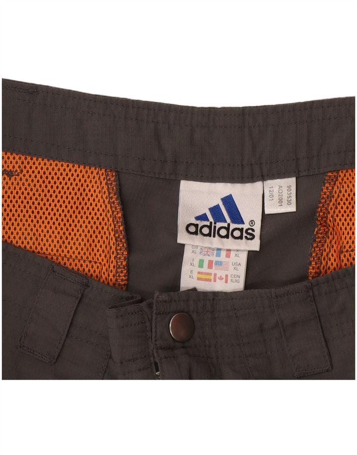 Pantaloni scurți casual pentru bărbați Adidas XL W38 poliester gri