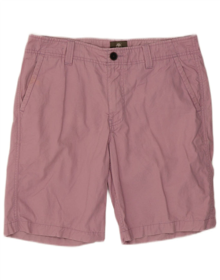 Pantaloni scurți chino pentru bărbați Timberland W32, bumbac roz mediu