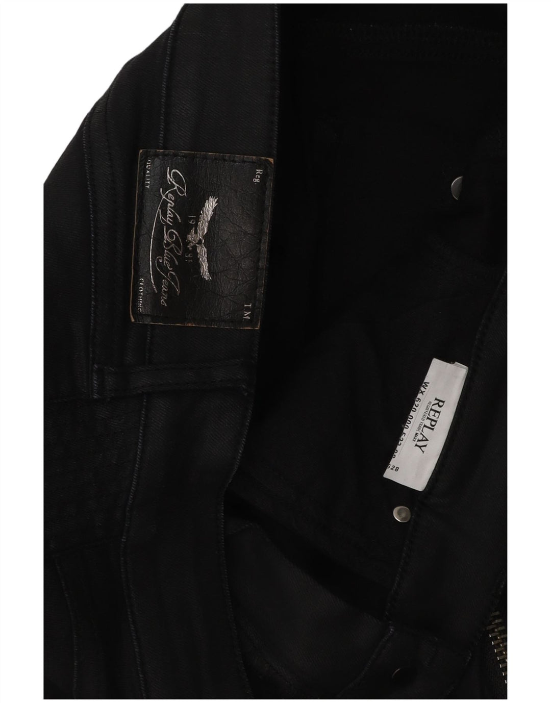REPLAY Pantaloni slim casual pentru femei W30 L32 negri