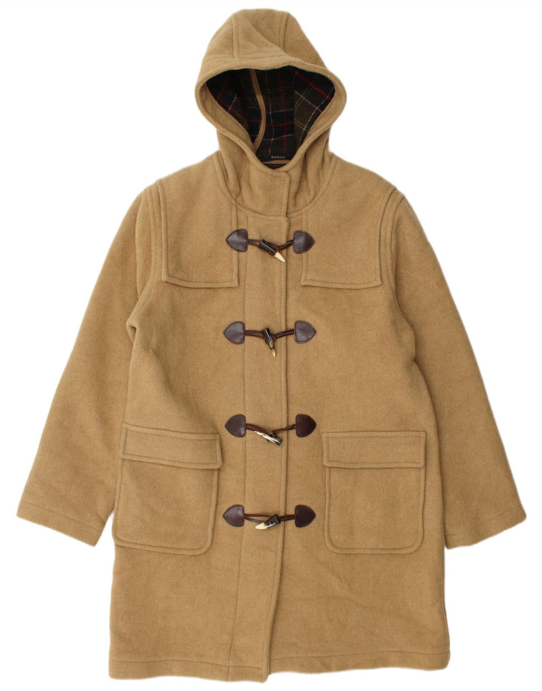 Duffle Coat pentru femei Barbour UK 14 mare, bej, lână