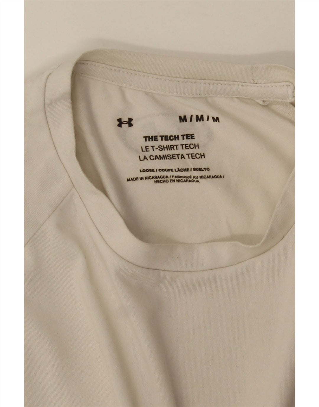 Tricou Under Armour pentru bărbați Top Mediu Alb