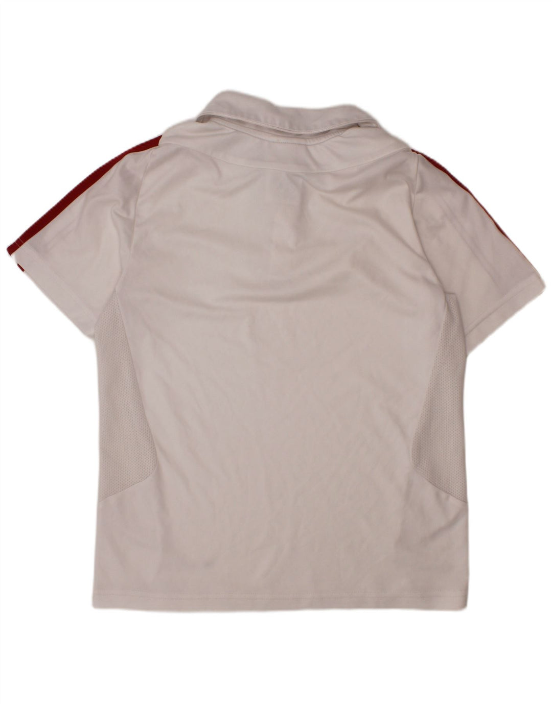 Tricou polo ADIDAS Climacool pentru baieti 9-10 ani poliester alb