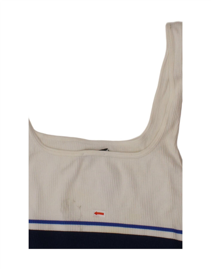 ZARA Womens Sport Bra Vest Top Medium/Large White Nylon