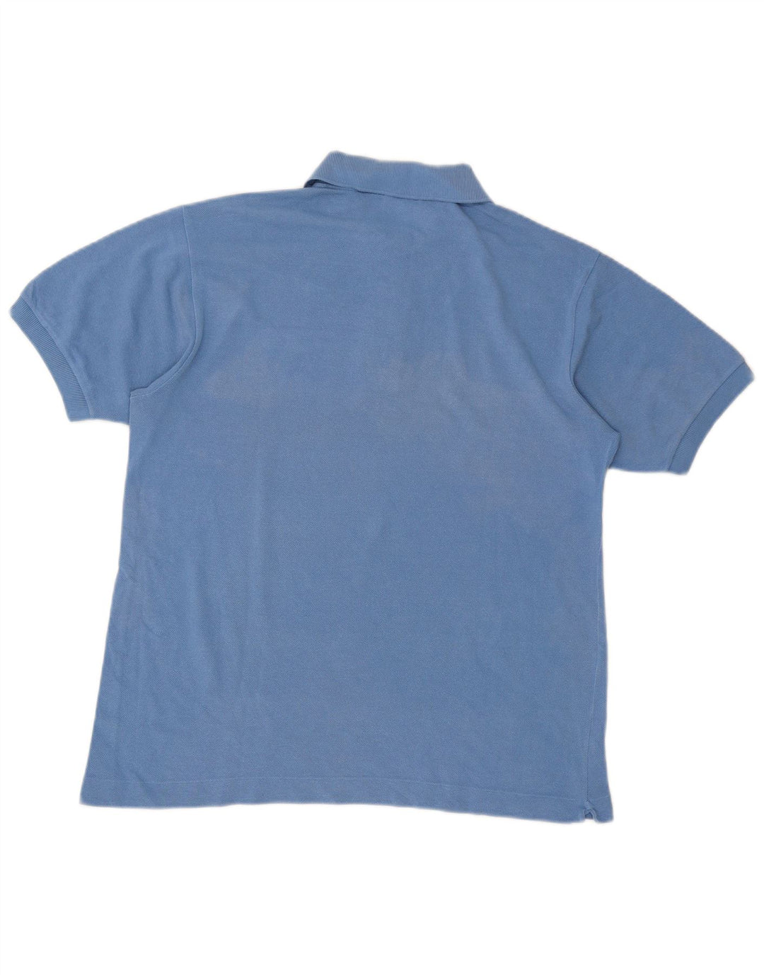 Tricou polo Lacoste pentru bărbați, mărimea 4, bumbac albastru mediu