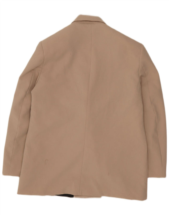 Jachetă Blazer oversized pentru femei Zara UK 10 Mic Bej