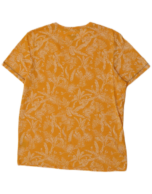 Tricou Jack & Jones Slim Fit Top XL Bumbac Floral Galben