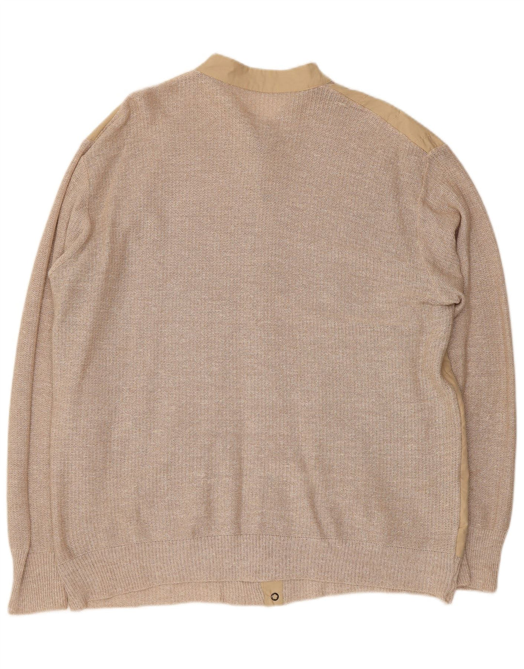 Pulover cardigan pentru bărbați VINTAGE, mare, bej