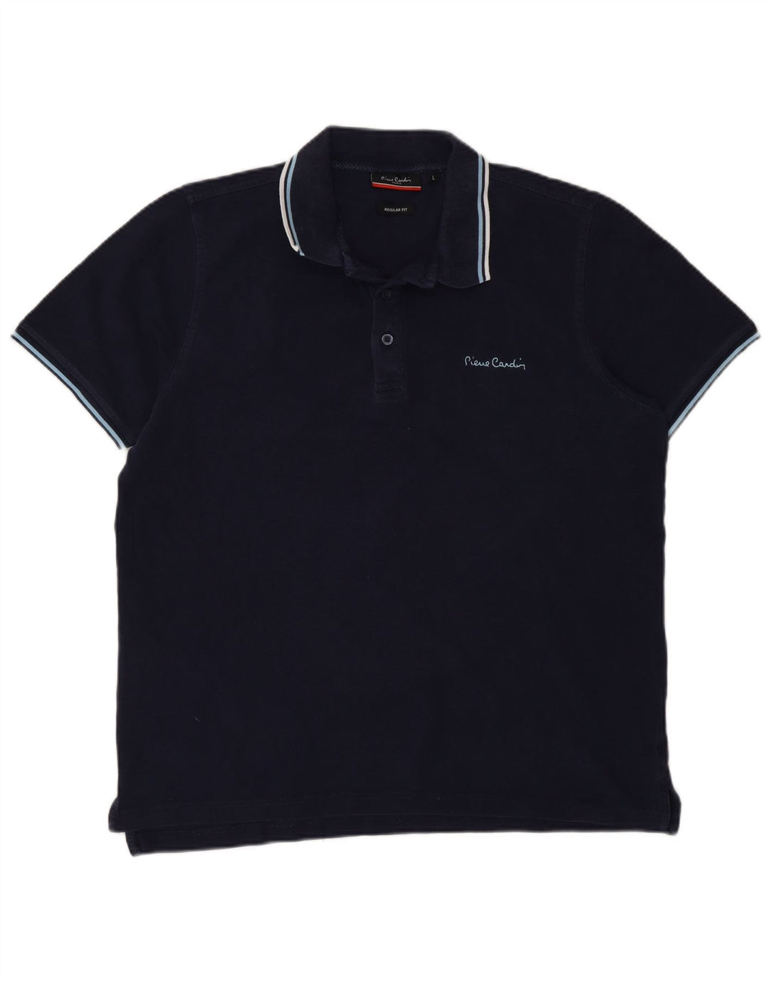 Cămașă polo pentru bărbați Pierre Cardin, cu formă regulată, mare, bleumarin
