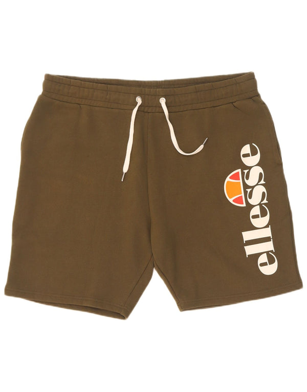 Pantaloni scurți sport grafic Ellesse pentru bărbați, bumbac kaki 2XL