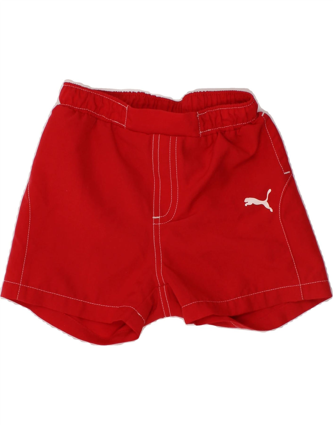 PUMA Baby Boys Sport Shorts 9-12 Months Red Polyester Vintage Puma and Second-Hand Puma from Messina Hembry 