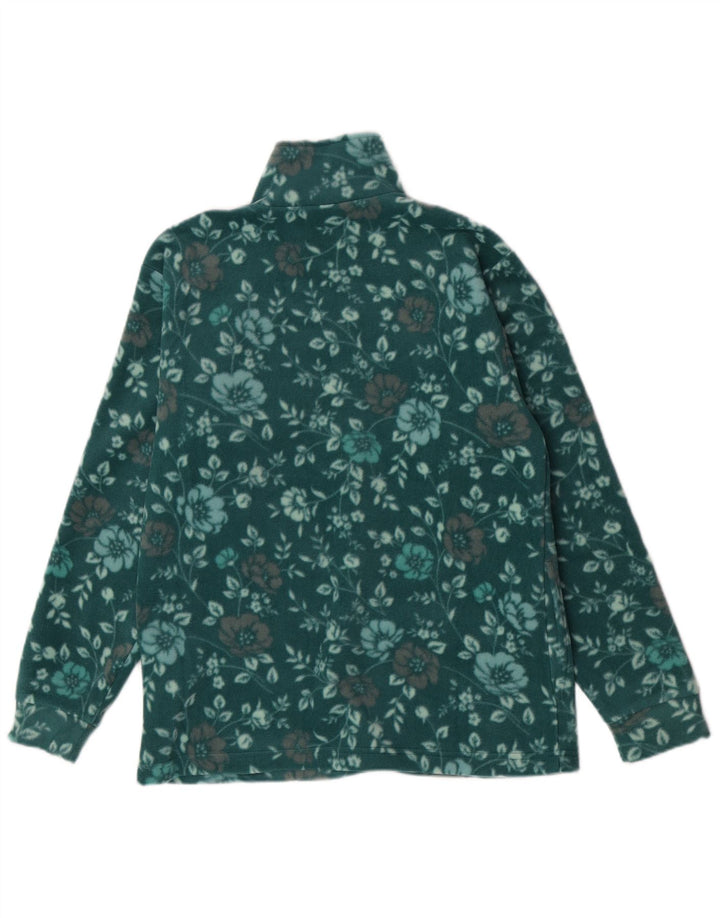 Jachetă din lână Canada Logan pentru femei UK 18 XL Verde Poliester floral