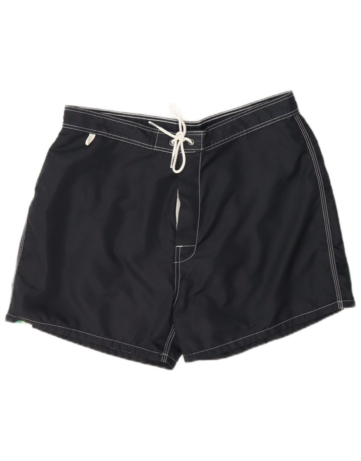Sundek Pantaloni scurți de înot pentru bărbați, medii, albastru bleumarin, nailon color bloc