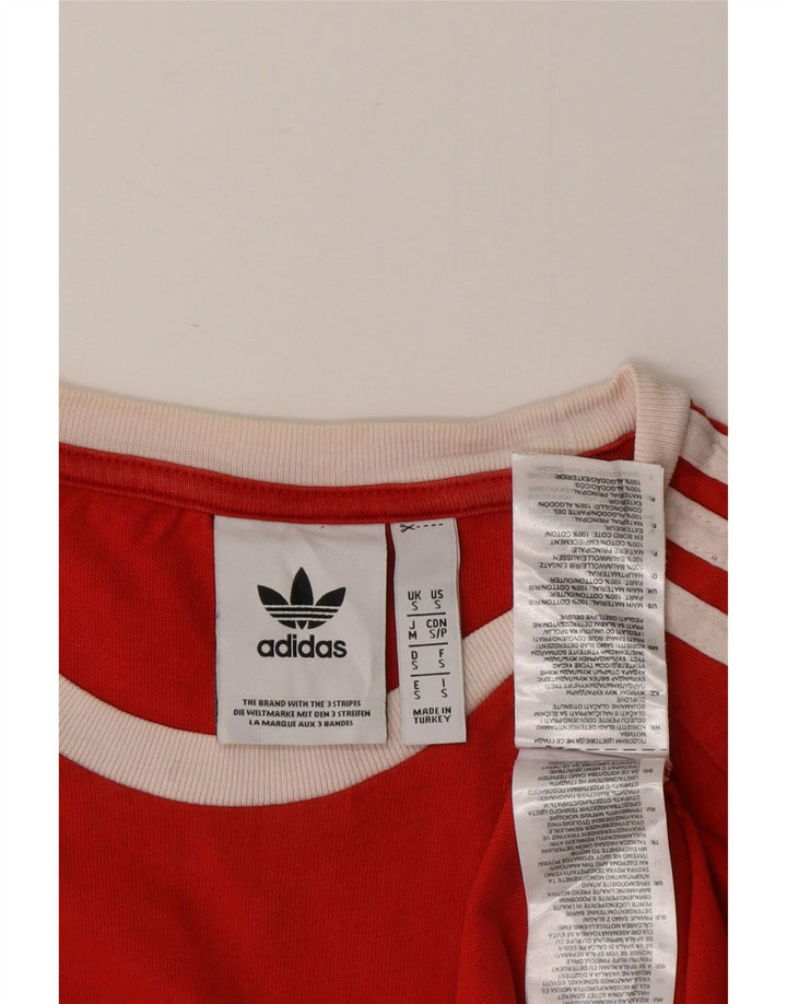 Tricou bărbați ADIDAS Top mic bumbac roșu