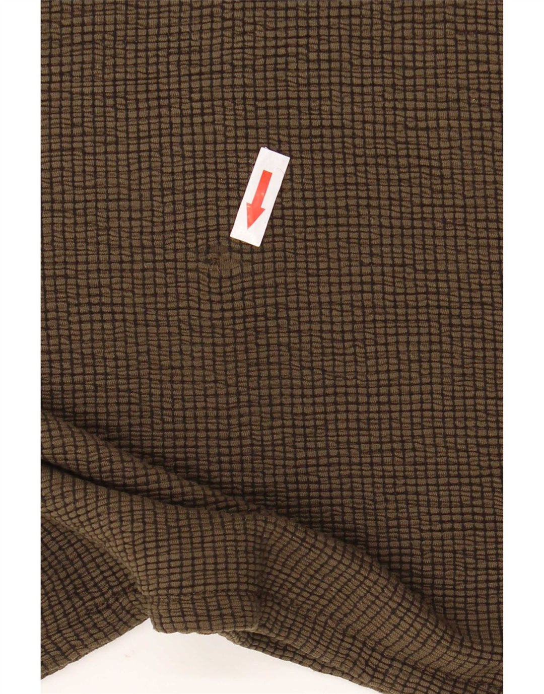 Top supradimensionat pentru femei Zara cu mâneci 3/4 UK 14 Medium Khaki Viscose
