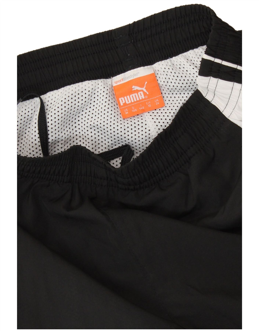 Pantaloni de trening PUMA pentru băieți Pantaloni de jogging 9-10 ani negru colorblock