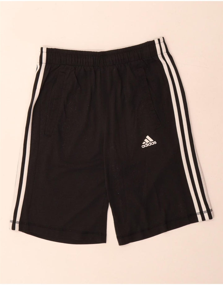 Pantaloni scurți sport adidas Climalite pentru bărbați, poliester negru mic