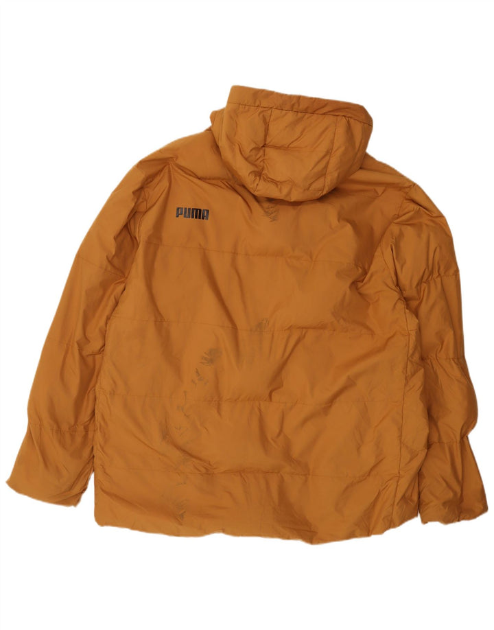 Jachetă căptușită cu glugă Puma pentru bărbați UK 42 XL poliester bej