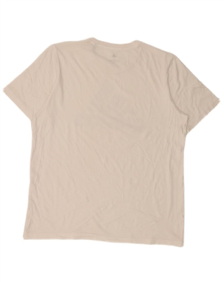 Tricou grafic Adidas pentru bărbați Top mare alb