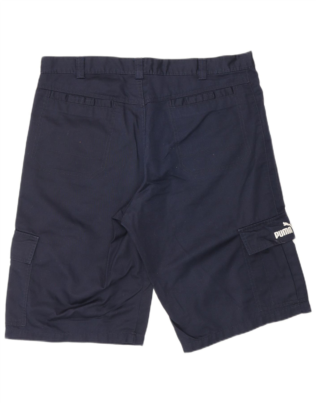 Pantaloni scurti cargo PUMA pentru bărbați, mediu W32, bumbac, albastru