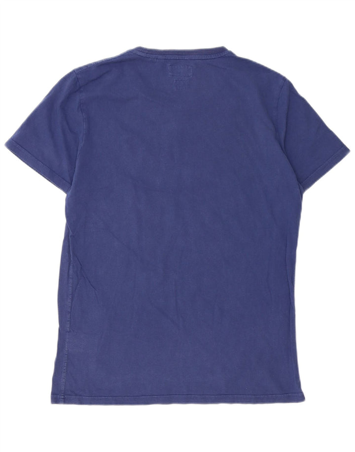 Tricou grafic pentru bărbați Superdry Top mare din bumbac bleumarin