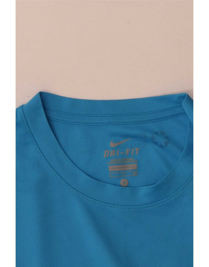 Tricou grafic Nike Dri Fit pentru bărbați Top mic albastru