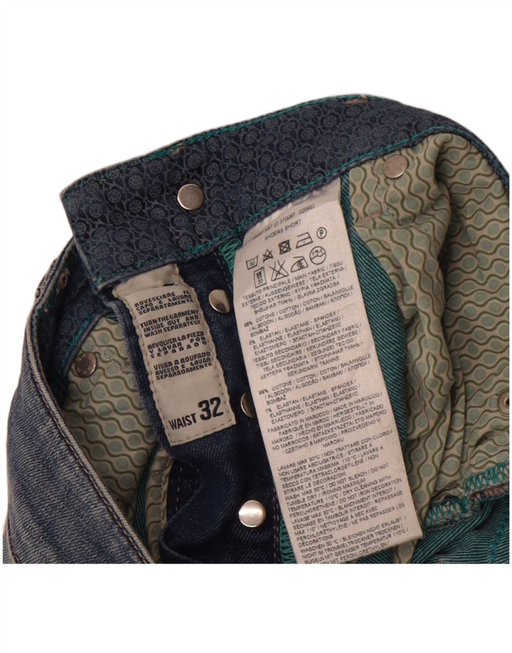 Pantaloni scurți din denim Anders Gas pentru femei W32, bumbac albastru mare
