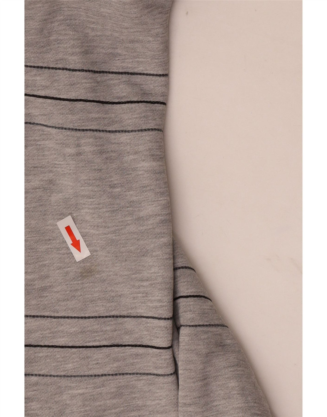 Hanorac pentru bărbați Adidas Jumper mare din bumbac cu dungi gri