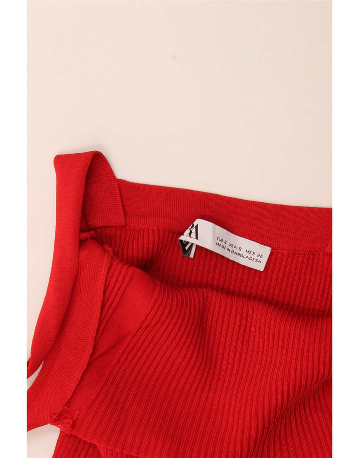 Top camis pentru femei Zara UK 8 Small Red