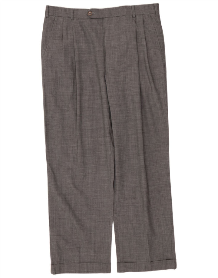 Costum pentru bărbați BROOKS BROTHERS 346, 2 nasturi, 2 piese UK 42 XL W34 L29 Lână gri