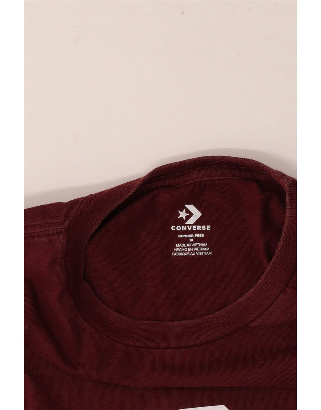 Tricou grafic Converse pentru bărbați Top Medium Burgundy
