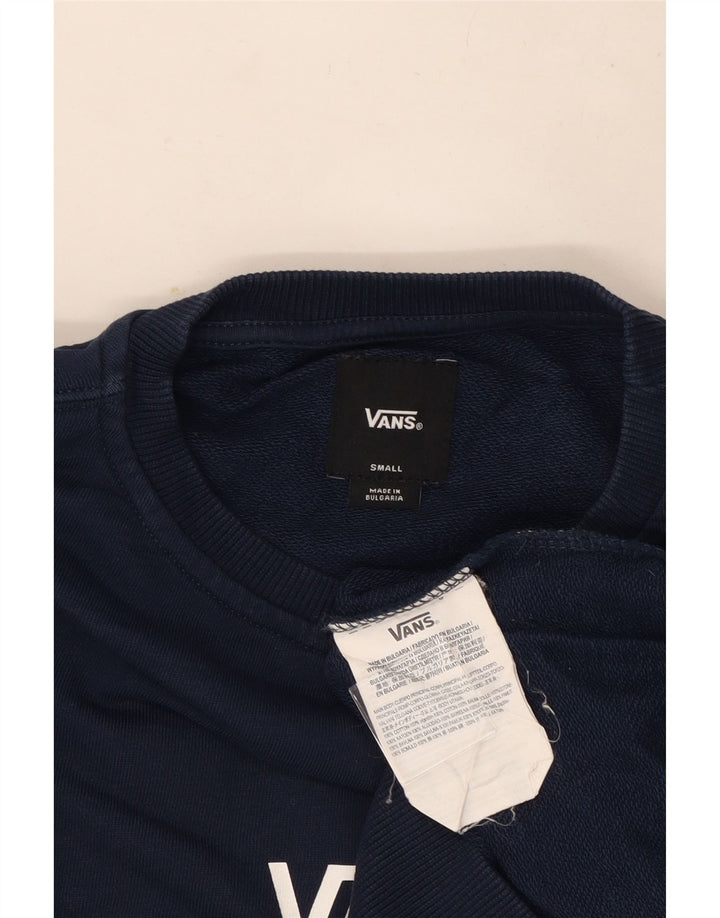 Hanorac pentru bărbați Vans Jumper mic, albastru bleumarin, bumbac