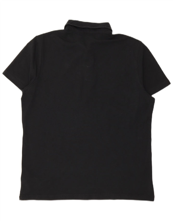 Tricou polo pentru bărbați K-WAY XL bumbac negru
