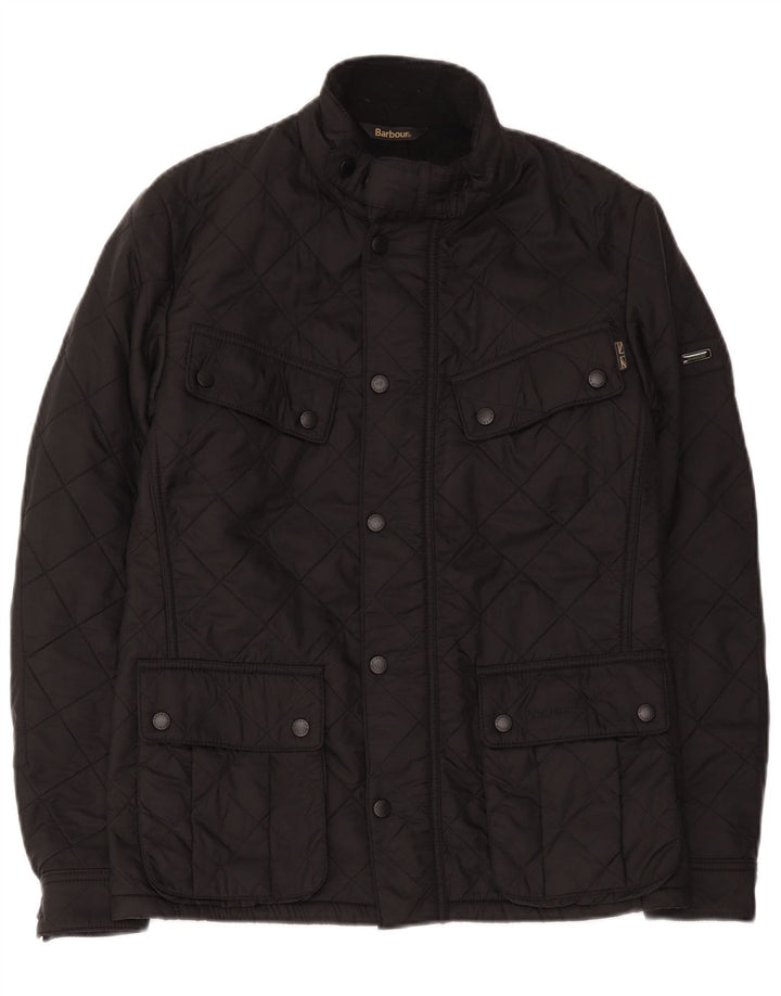 Jachetă matlasată pentru bărbați Barbour UK 36 Poliester negru mic