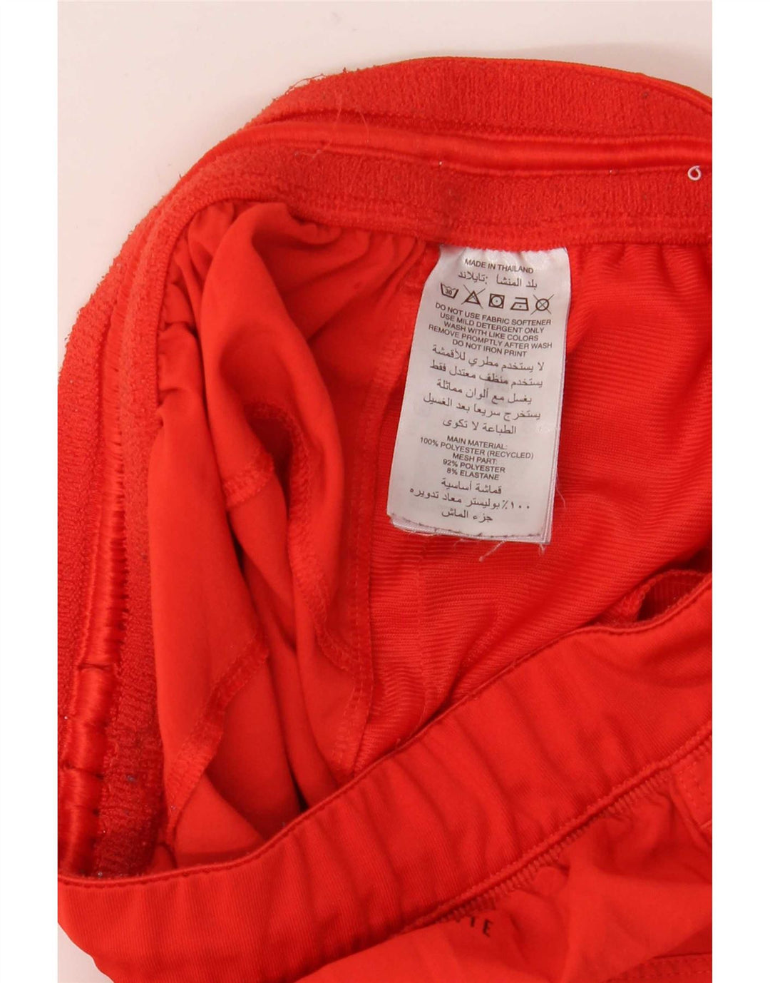 Pantaloni scurți sport pentru bărbați Adidas Climalite, roșu, poliester color bloc
