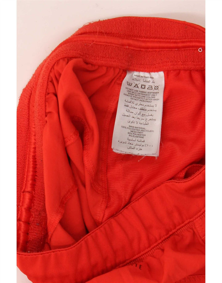 Pantaloni scurți sport pentru bărbați Adidas Climalite, roșu, poliester color bloc
