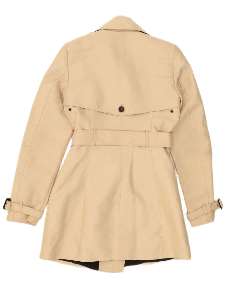 Trench pentru femei Zara UK 6 XS poliester bej