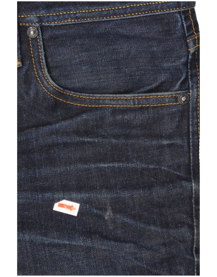 Blugi Jack & Jones Tim Slim pentru bărbați W32 L32 bumbac bleumarin
