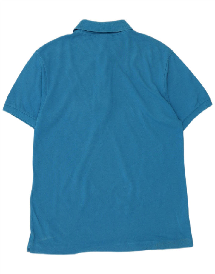 Tricou polo LACOSTE pentru bărbați, cu tăiere clasică, mărimea 4, bumbac albastru mediu