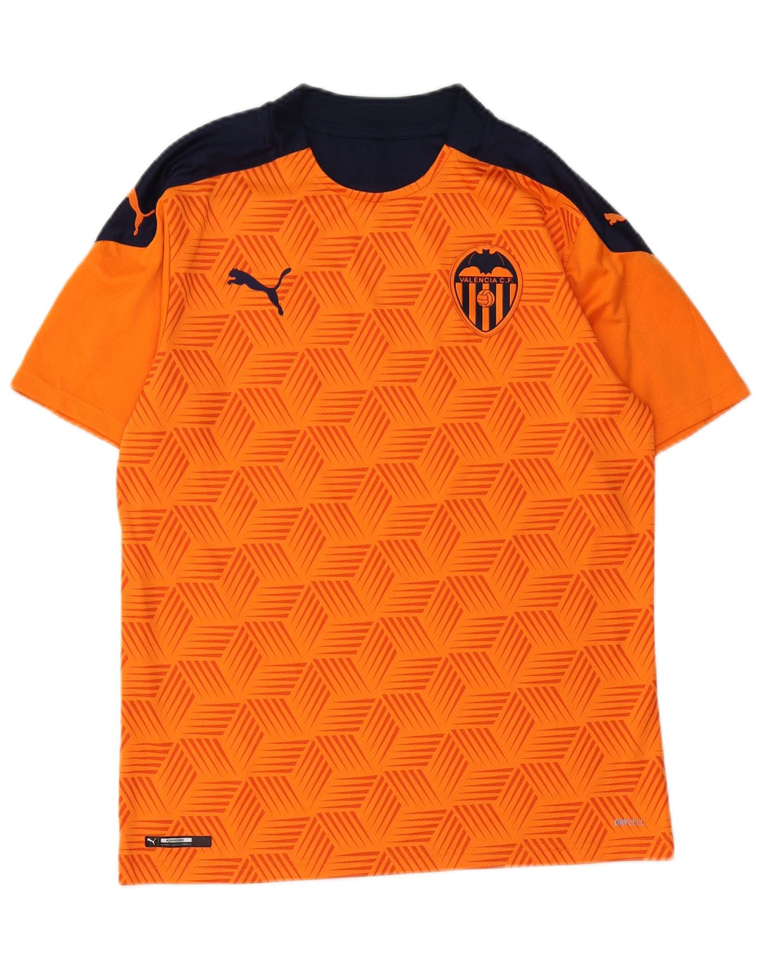 Tricou Puma Valencia pentru bărbați Top Mediu Portocaliu Colorblock Poliester