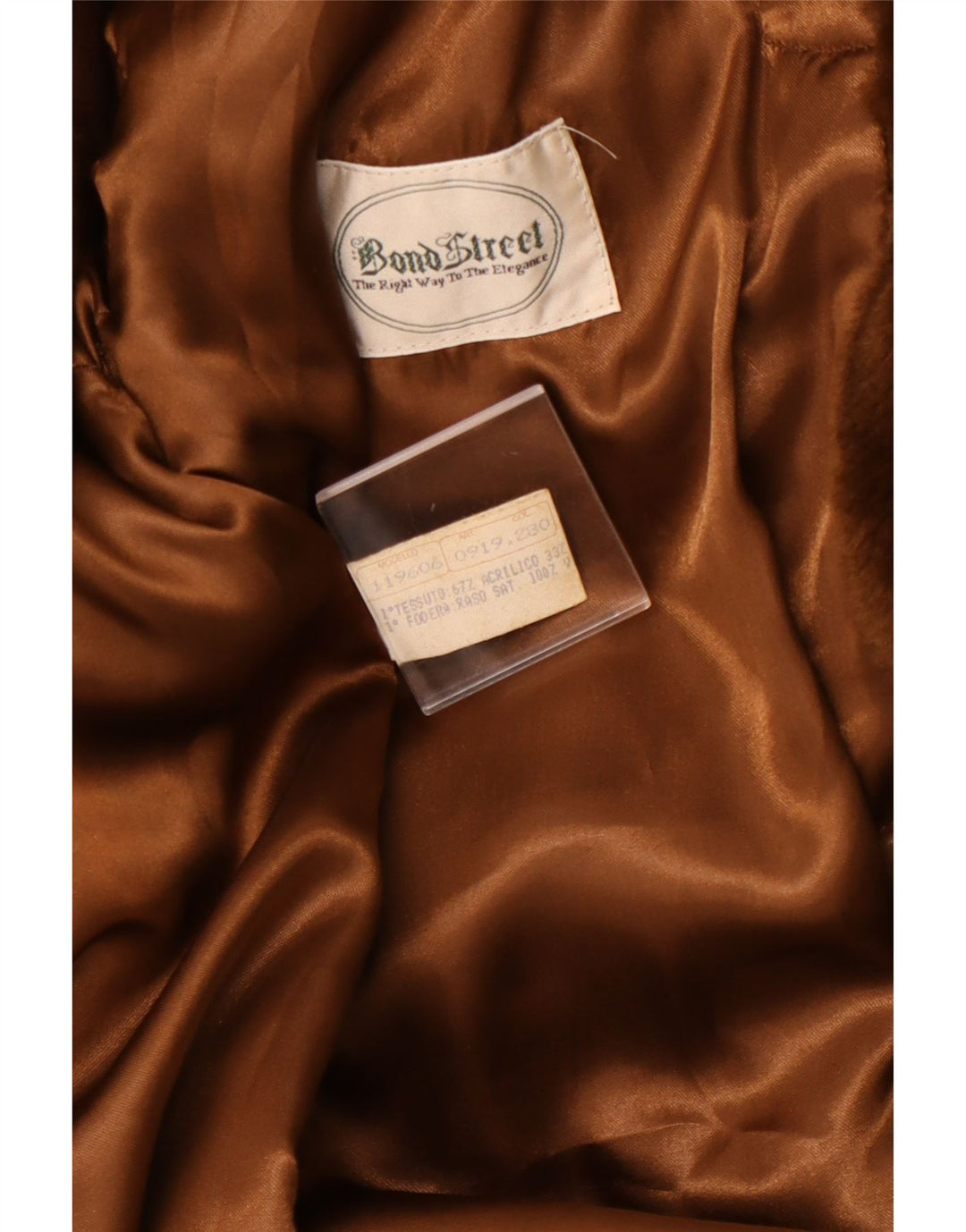 BOND STREET Palton pentru femei cu glugă din blană artificială IT 44 maro mediu acrilic