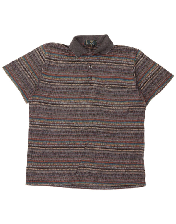 Tricou polo Sironi pentru bărbați IT 54 XL bumbac cu dungi multicolore