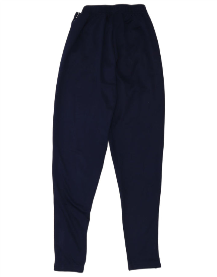 ADIDAS Womens Climalite Tracksuit Trousers Small Navy Blue Polyester