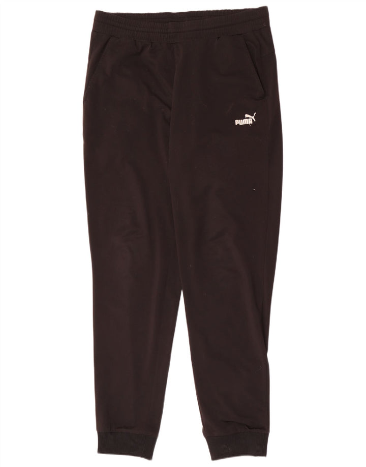 Pantaloni de trening Puma pentru bărbați Joggeri poliester mediu negru
