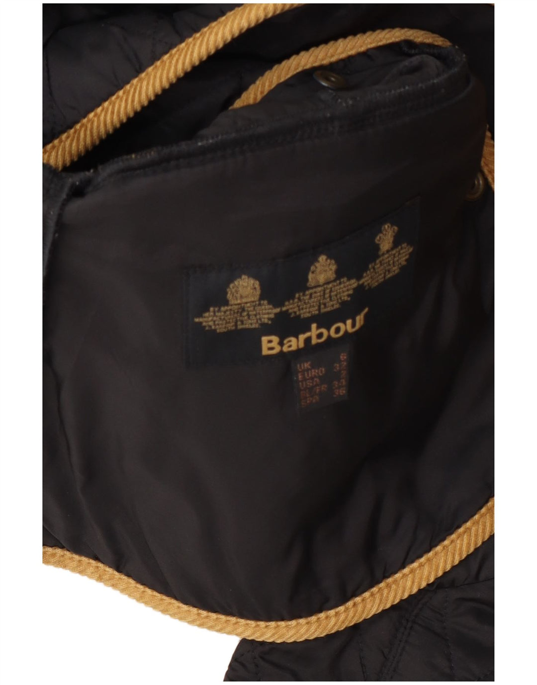 Jachetă matlasată Barbour pentru femei UK 6 XS Gri din poliamidă color bloc