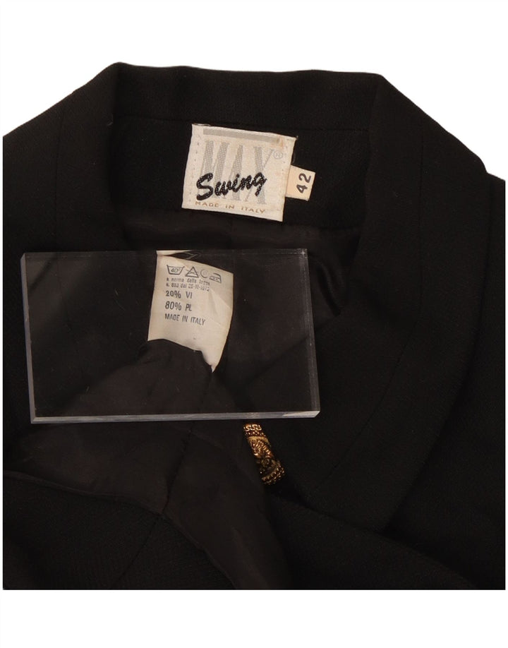 Jachetă Bolero pentru femei VINTAGE IT 42 Medium Black Viscose