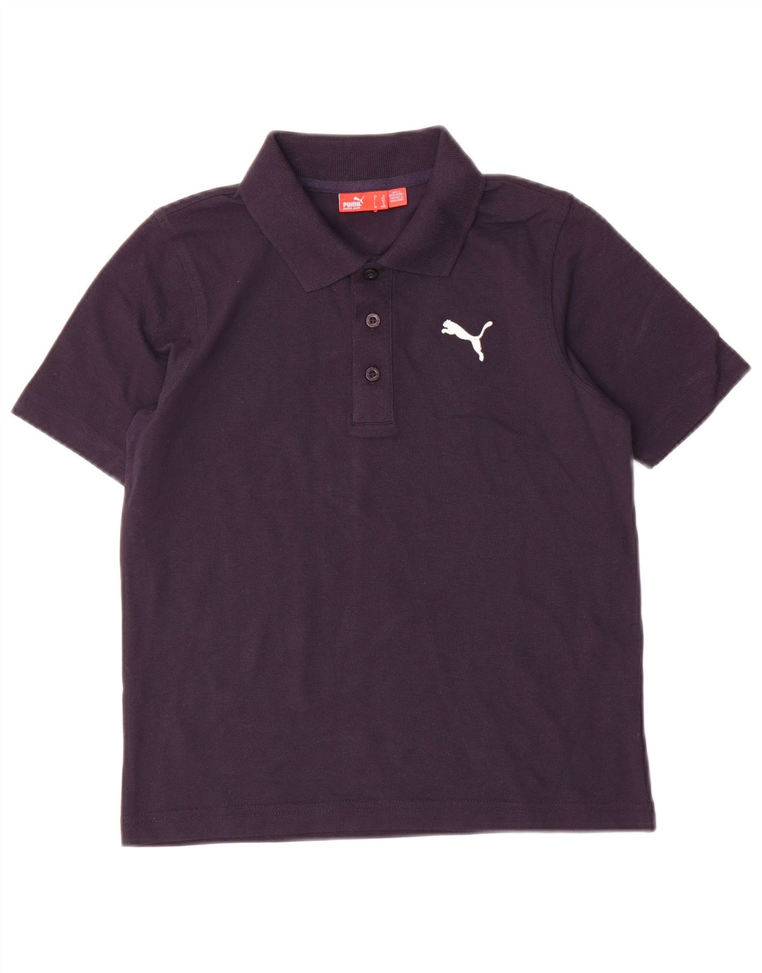 Tricou Polo Puma Băieți 9-10 Ani Bumbac Bleumarin