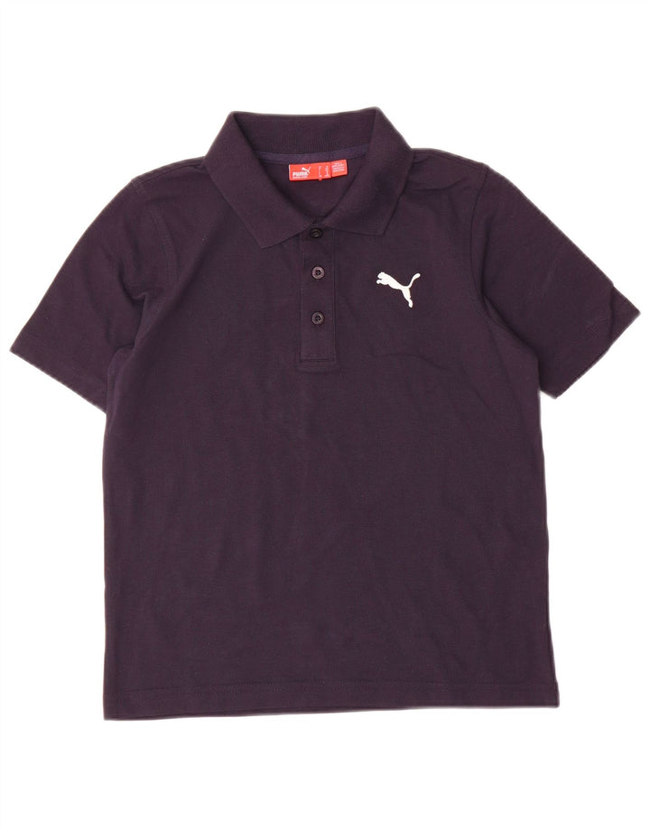 Tricou Polo Puma Băieți 9-10 Ani Bumbac Bleumarin