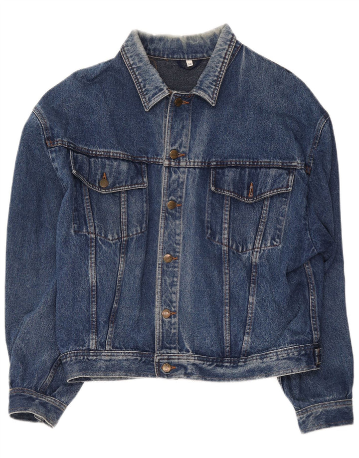Jachetă de blugi vintage pentru bărbați IT 52 XL, bumbac albastru