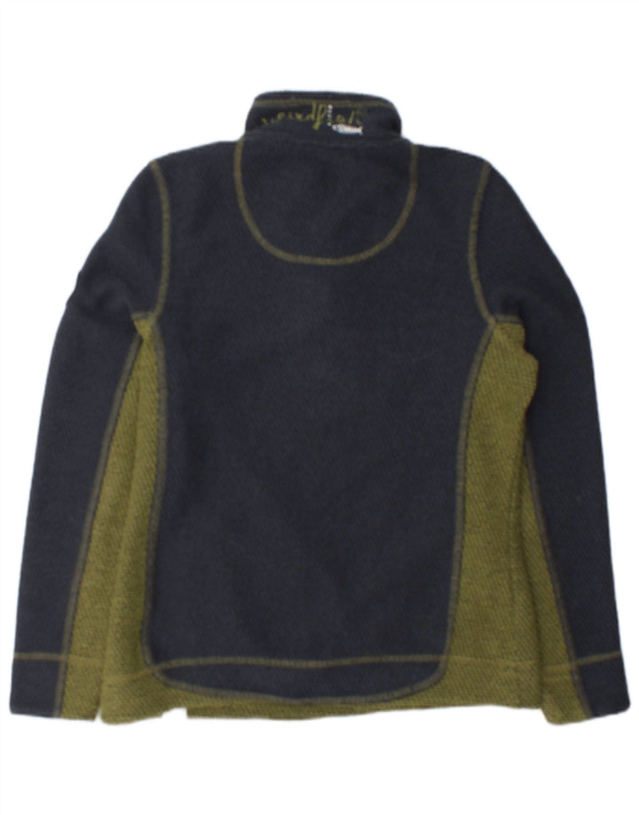 Pulover pentru femei Weird Fish pentru femei UK 12 Medium Bleumarin Colorblock