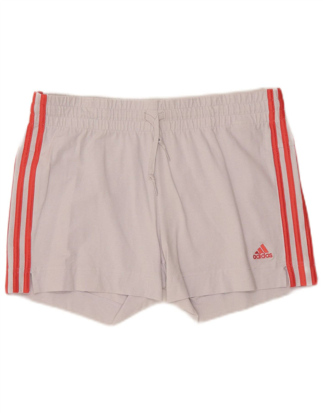 Pantaloni scurți sport ADIDAS pentru femei UK 12/14 bumbac alb mediu